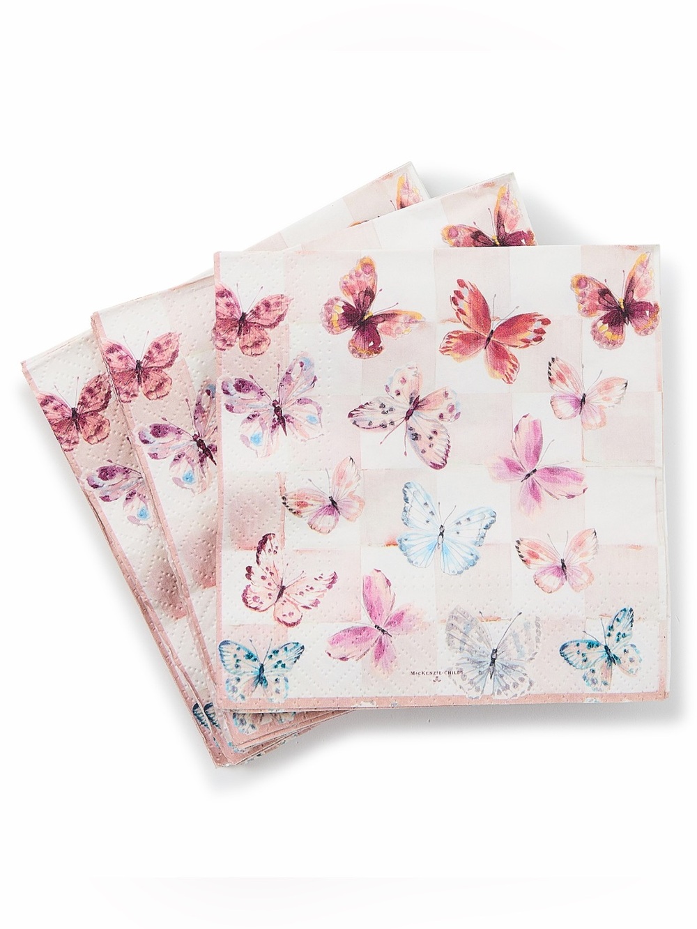MacKenzie-Childs Butterfly Hill Cocktail Paper Napkins